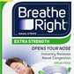 Breathe Right Extra Strength Clear Nasal Strips Value Pack (44ct)