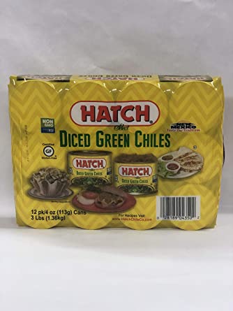 Hatch Mild Diced Green Chilis 4 Ounce