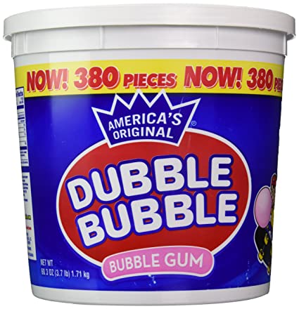 Dubble Bubble Tub, Original Flavor, 380-Count