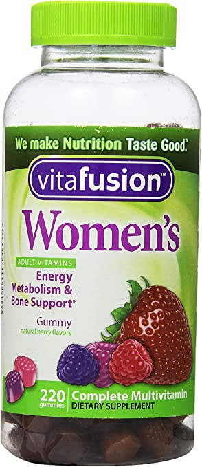 Vitafusion Womens Complete Multivitamin Natural Berry Flavors 220 Gummies