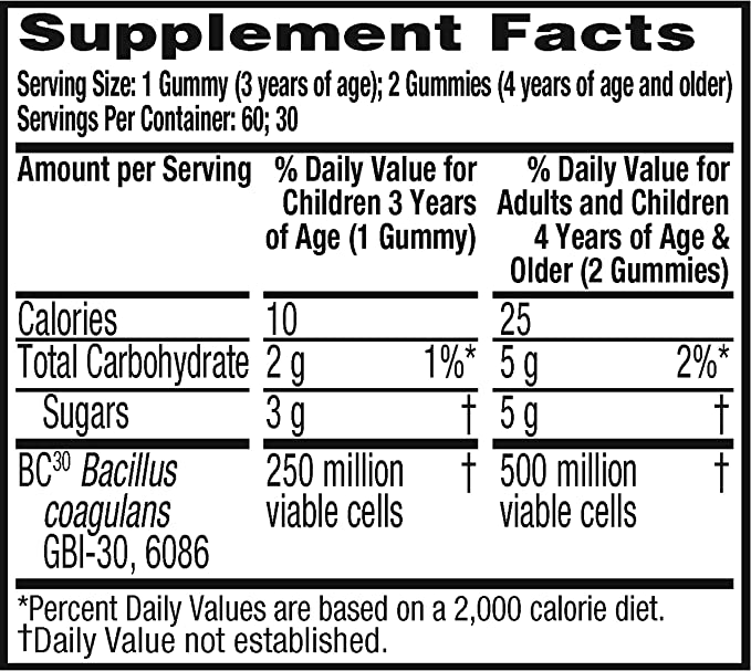 Digestive Advantage Probiotic Gummies