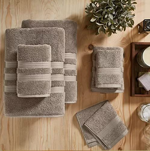 Member Mark 100% Cotton Hotel Premier Collection Luxury Bath Towel Bundle  (Assorted Colors) (Acorn, Bundle)