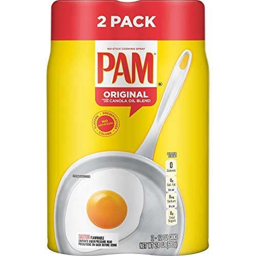 Pam Original No-Stick Cooking Spray, 12 oz. 2 PACK