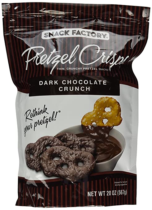 Pretzel Crisps Dark Chocolate Crunch (Pack of 2)