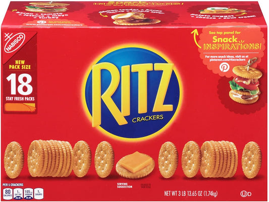 Ritz Crackers, 61.6 oz. (18 pk.)