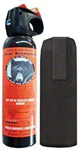 Udap Bear Spray Safety Orange with Color Griz Guard Holster