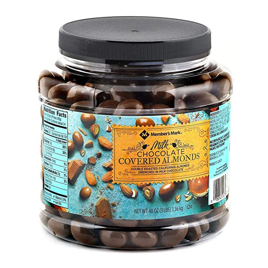 Milk Chocolate Covered Almonds -48 Oz - Members Mark - SET OF 3