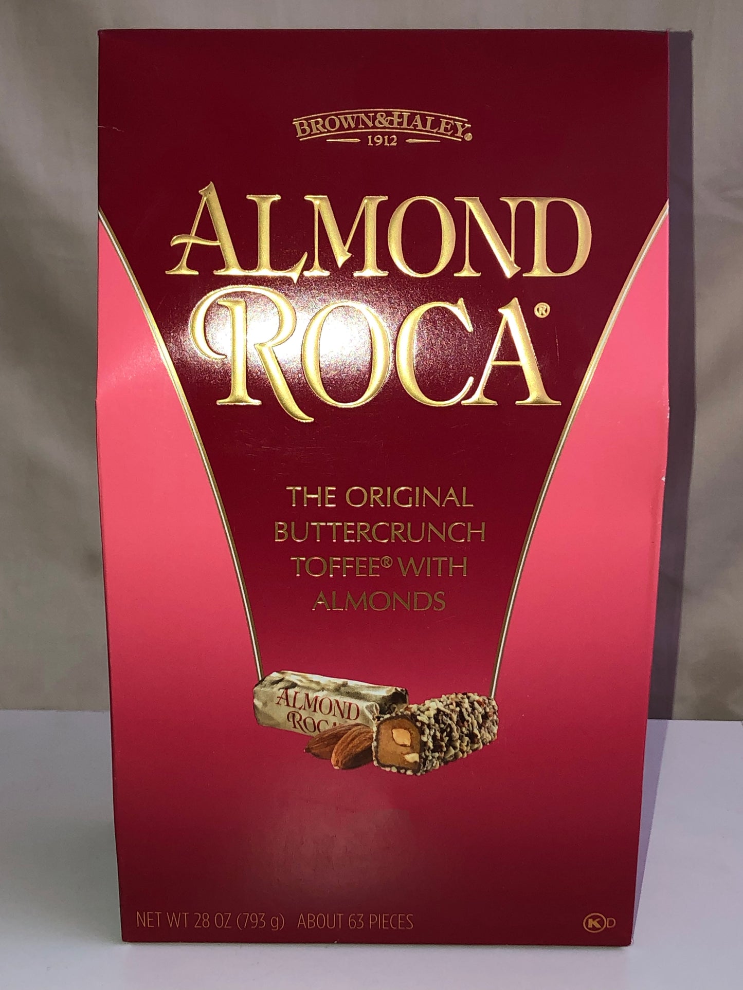 Brown & Halley Almond Roca Buttercrunch Toffee with Almonds, 28oz