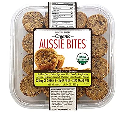 Universal Bakery Organic Aussie Bites (30 Oz Containers)