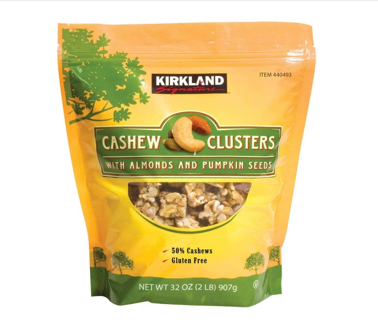 Kirkland Signature Cashew Cluster with Almonds and Pumpkin seeds, 32 Ounce