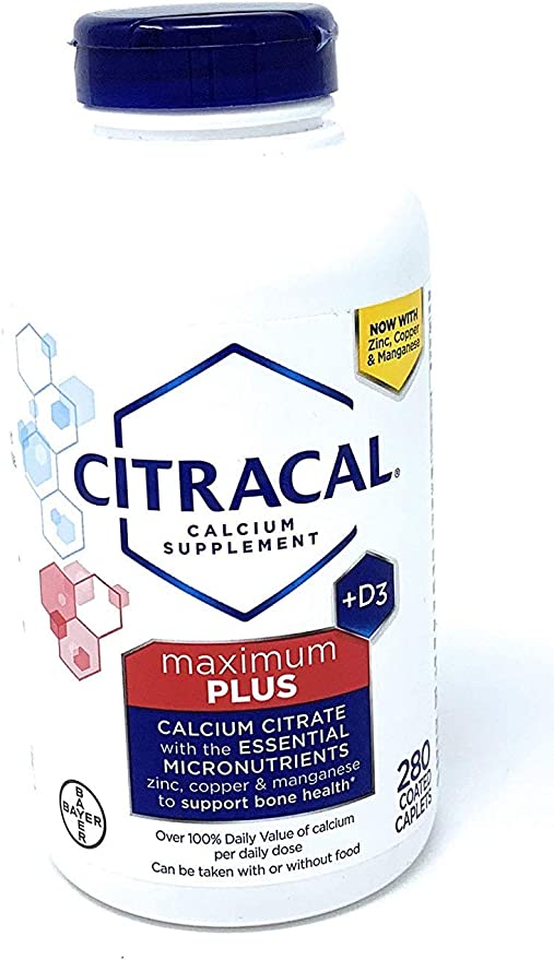 Citracal maximum with Vitamin D3, Limited Larger size- Capsule 280 Count Total