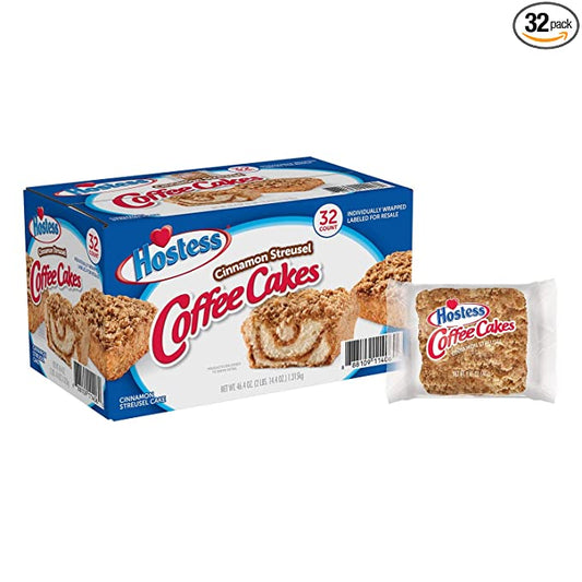 Hostess Coffee Cake 32 Count - PACK OF 2