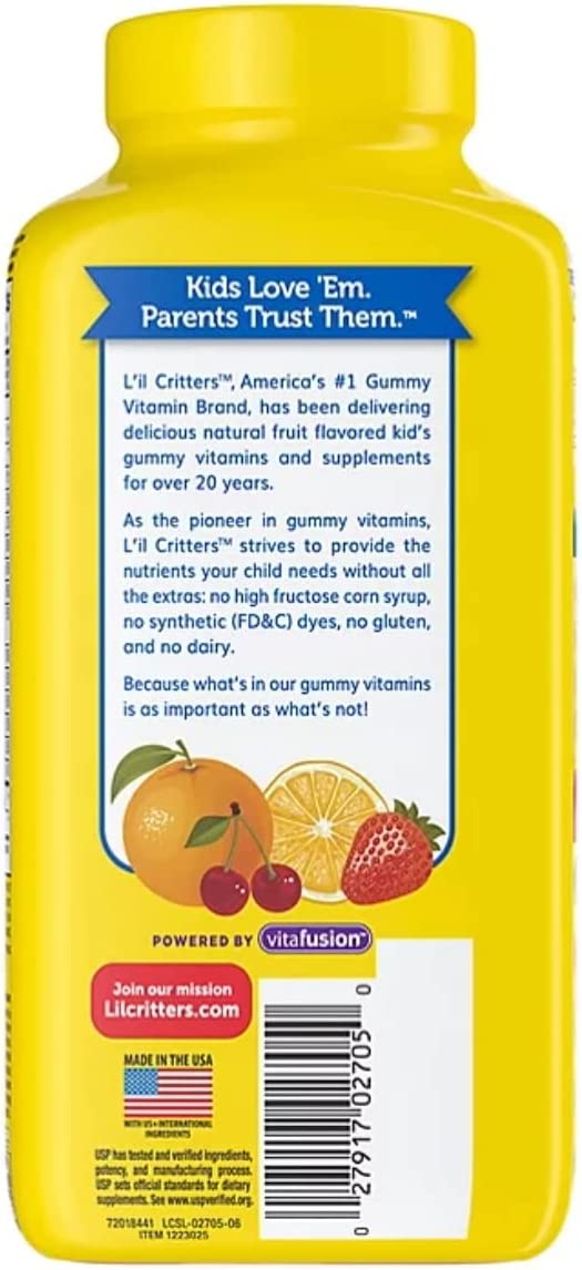 Lil Critters Childrens Complete Multivitamin Gummys 300-count…