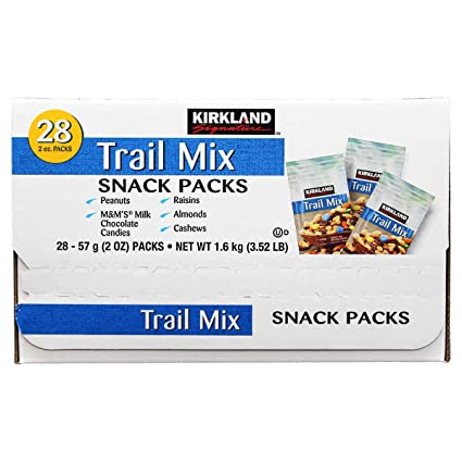 Kirkland Trail Mix - 2 oz Snack Packs, 28 Count