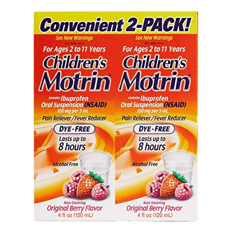 Childrens Motrin, Original Berry Flavor, 10 x 4 fl Oz (10 pack)