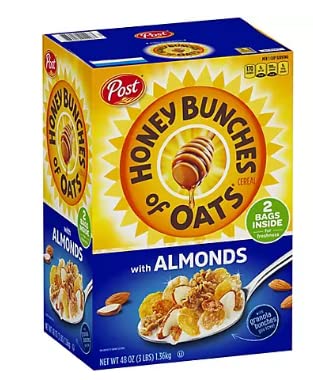 American Standard Post Honey Bunches of Oats with Almonds, 48 Ounce