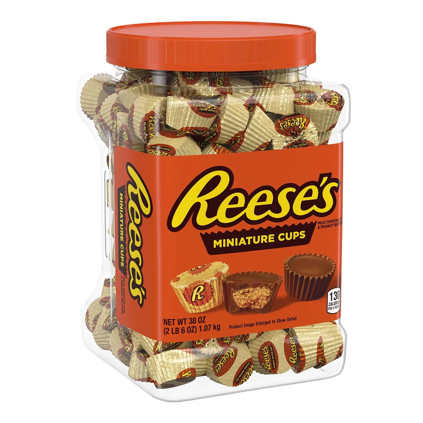 Reese's Miniatures Peanut Butter Cups, 38 Ounce