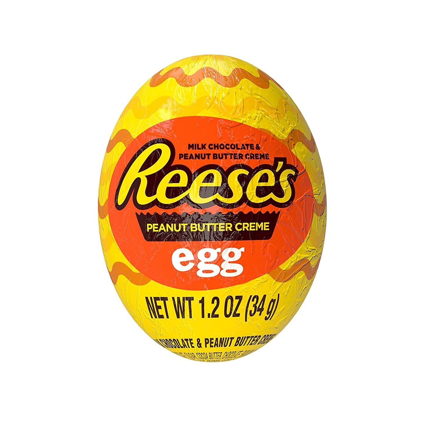 REESE'S Milk Chocolate Peanut Butter Creme Eggs Candy, Easter, 1.2 oz Box (4 Pieces)