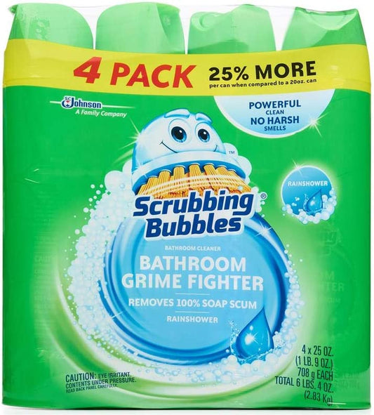 Scrubbing Bubbles Bathroom Cleaner, 25 Oz 4 PACK