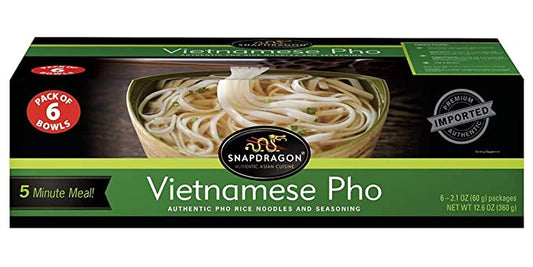 Snapdragon Vietnamese Pho Bowls, 12.6 Ounce (Pack of 6 Bowls)