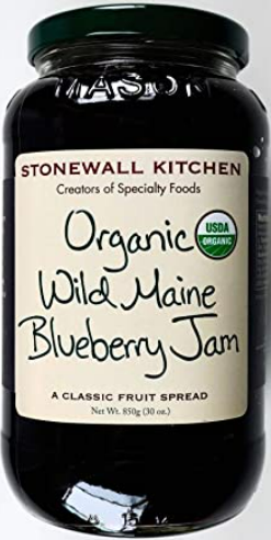 Stonewall Kitchen USDA Organic Wild Maine Blueberry Fruit Spread, 30 Ounce