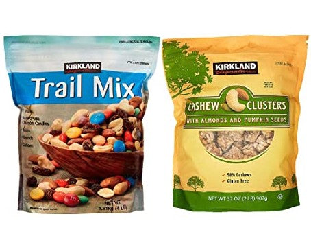 Kirkland Signature Trial Mix and Cashew Cluster Bundle - Includes Kirkland Signature Trial Mix