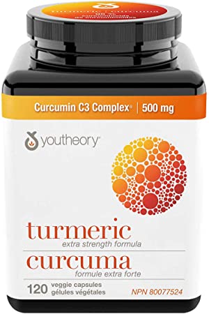 Youtheory Turmeric Extra Strength Formula Capsules 1,000 mg per Daily